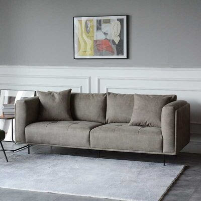 Modern Recliner Cream Couch Living Room Sectional Sofa Bed Italian Style