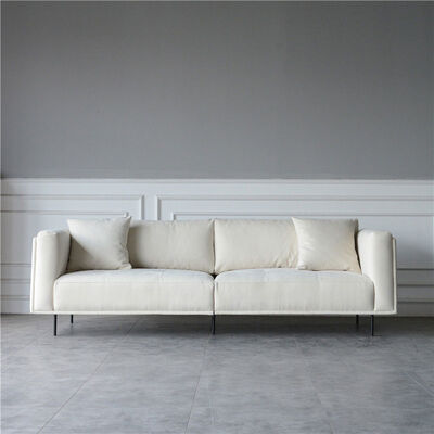 Modern Recliner Cream Couch Living Room Sectional Sofa Bed Italian Style