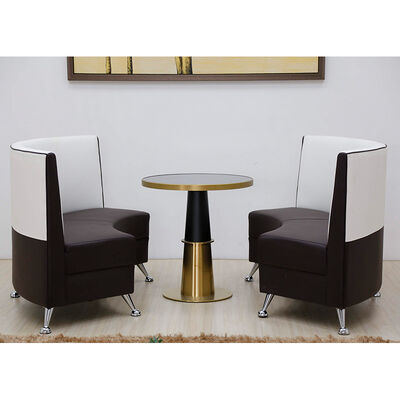 Patio Luxury Commercial Booth Seating Office L Shaped Restaurant Booth Private