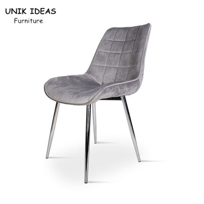 Dobra cena. Leisure Modern Nordic Dining Chairs Upholstered Home Furniture Velvet Fabric w Internecie