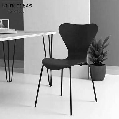 Dobra cena. Rustic Pp Metal Leg Dining Chairs Colorful Nordic Black Stackable w Internecie