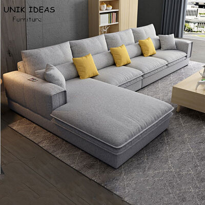 Dobra cena. Nordic Furniture Living Room Sectional Sofa Fabric Corner Lounge L Shaped w Internecie