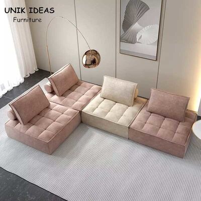 Dobra cena. Modern Sectional Daybed Corner Modular Couch Cube Sofa For Living Room w Internecie