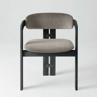 Dobra cena. Black Solid Wood Frame Simple Design Nordic Light Luxury Dining Chairs w Internecie