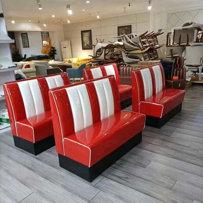Dobra cena. American Restaurant Fast Food Booth Seating Retro 1950S Long Sofa w Internecie