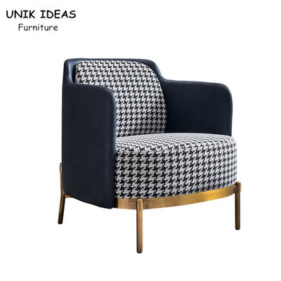 Dobra cena. Living Room Set Modern Sofa Single Seater Armchair Royal Upholstery Fabric Leisure Hotel w Internecie