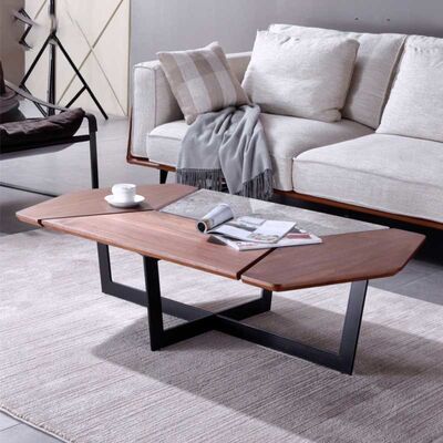 Dobra cena Minimalist Style Luxury Center Tables Retro Unique Shape Two Tone Color Palette w Internecie