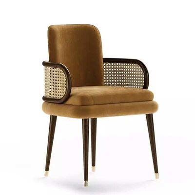 Dobra cena. Modern French Style OEM Nordic Dining Chair Rattan Negotiation w Internecie