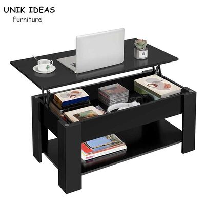 Dobra cena Multifunctional Lift Top Luxury Coffee Table Square Tea Center Table w Internecie