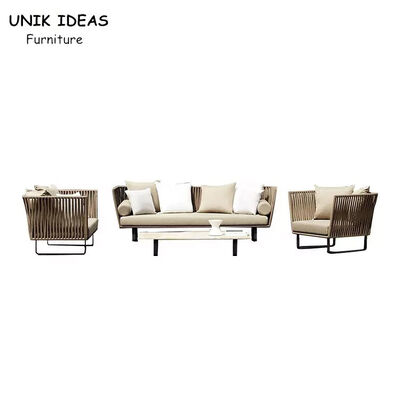 Dobra cena. Italian Style Outdoor Garden Furiture Weather Resistant Rattan Lounge Set w Internecie