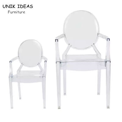 Dobra cena. Modern Outdoor Clear Acrylic Ghost Chair For Wedding Event Party w Internecie