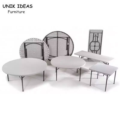 Dobra cena. 5ft HDPE Plastic Round Table Foldable Portable For Outdoor Party Event w Internecie