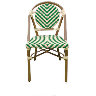 Dobra cena. Cheap Wholesale Aluminium Frame Stacking Restaurant Furniture Garden Sets Outdoor Bistro Chairs w Internecie