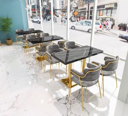 Dobra cena Velvet Design Komercyjny Pub Hookah Lounge Restauracja Stolik Sofa i krzesła stołowe Restauracja w Internecie