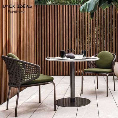 Dobra cena. Modern Leisure Garden Furnitures Rope Outdoor Furniture Balcony Set 60x75cm w Internecie