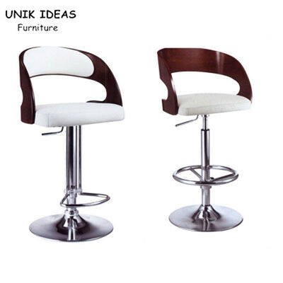 Dobra cena. 42 Inch Adjustable Counter Height Stools Set Of 2 4  With Backs Metal Footrest w Internecie