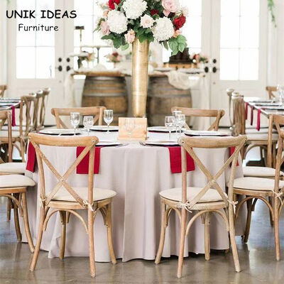 Dobra cena. Wooden Crossback Chairs Wedding Hire Furniture Royal Fancy 42.5x43x88cm w Internecie