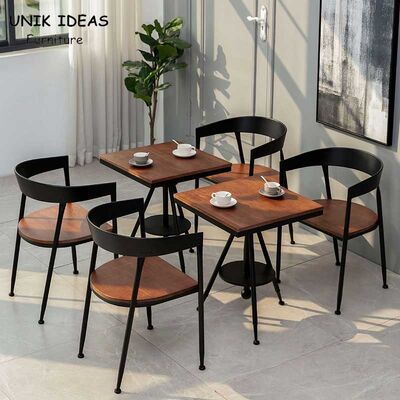 Dobra cena. Pub Restaurant Rustic Cafe Table And Chairs 4 Piece Bistro Set Wooden Round w Internecie