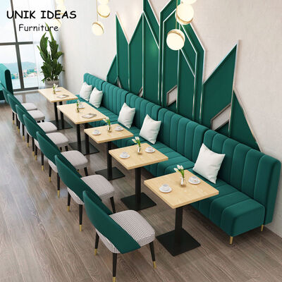 Dobra cena. Outdoor Velvet Restaurant Dining Table And Chairs Set Fabric 160cm 180cm Modern w Internecie