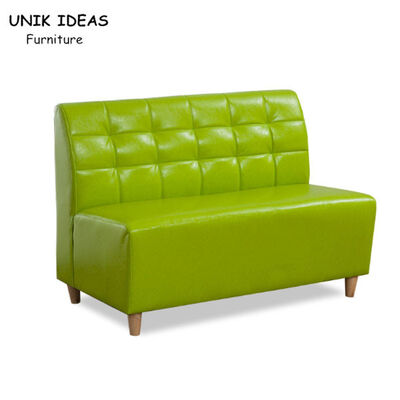 Dobra cena. Restaurant Leather Booth Seating Kitchen Dining Bench Comfortable Green w Internecie