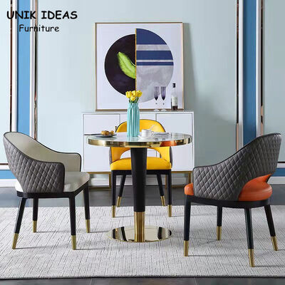 Dobra cena. 0.6CBM Nordic Dining Chair 4 Seater Scandinavian Dining Room Table And Chairs Marble w Internecie