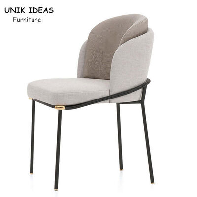 Dobra cena. Upholstered Metal Frame Dining Chairs Iron Legs Italian Design 530x590x830mm w Internecie